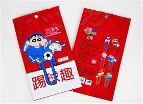 蜡笔小新玩具包装袋前后效果
