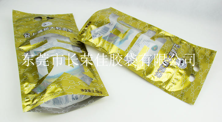 贡米直立袋产品展示