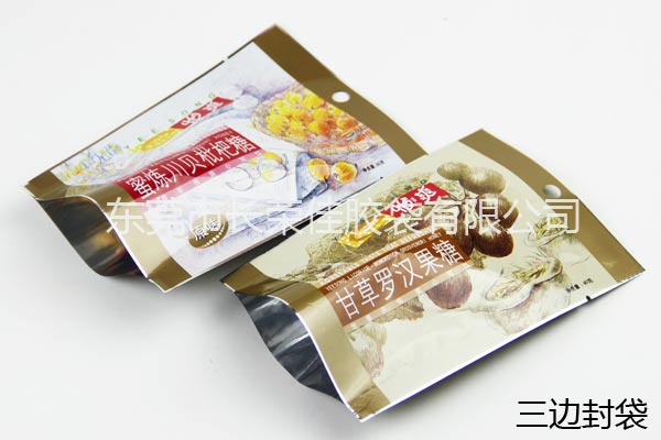 润喉糖果食品铝箔包装袋袋型