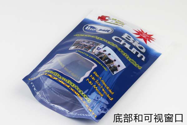 -宠物食品复合包装袋底部窗口