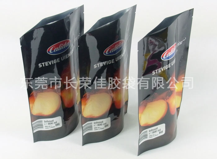 纯铝自立自封坚果干货袋袋型