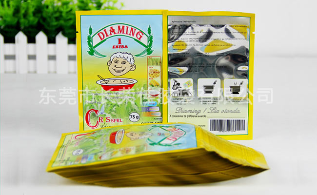 玉米粉食品铝箔包装袋正面