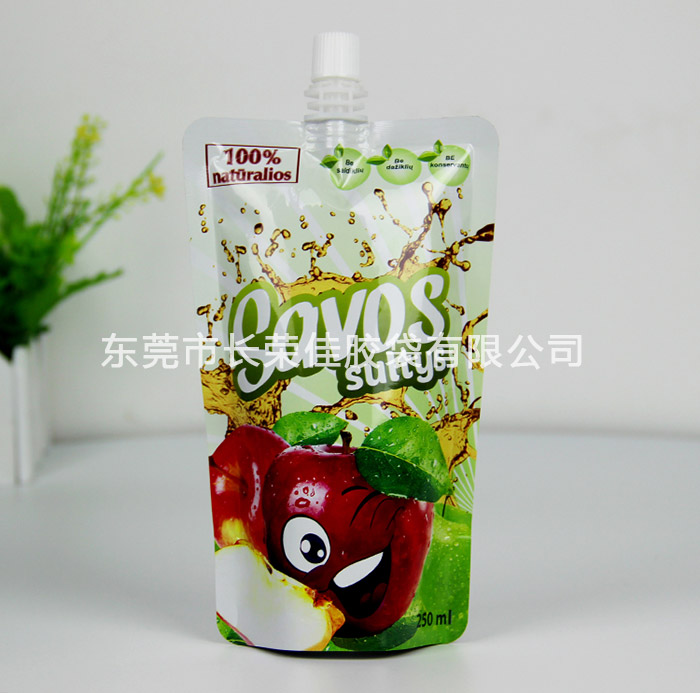 自立吸嘴铝箔袋自立效果