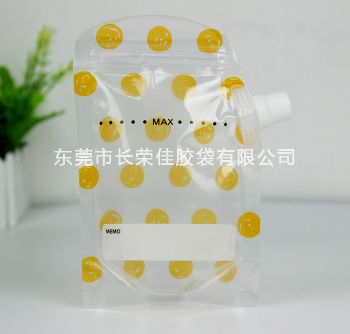 自立自封拉链吸嘴袋