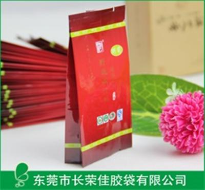 茶叶包装袋——酒红色款侧风琴铝箔茶叶袋