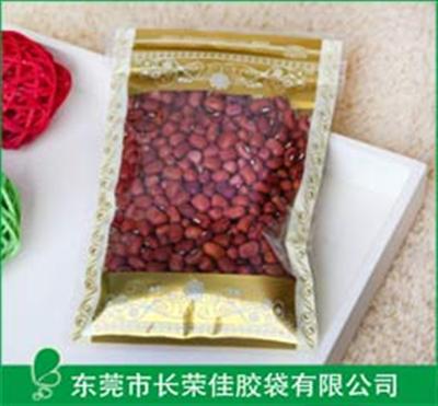 拉链袋——印黄金花透明拉链袋