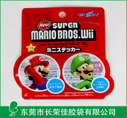 出口日本超级玛丽玩具异型袋