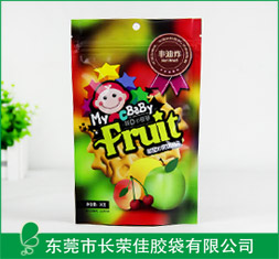 休闲零食直立自封拉链镀铝包装袋